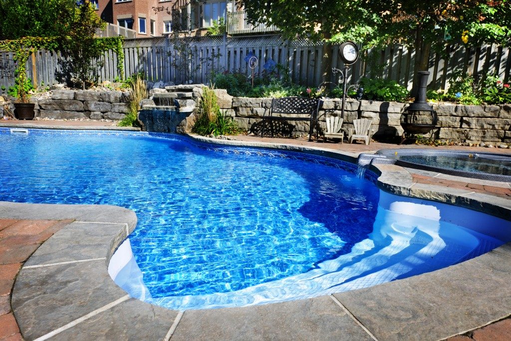 swimming pool on your property