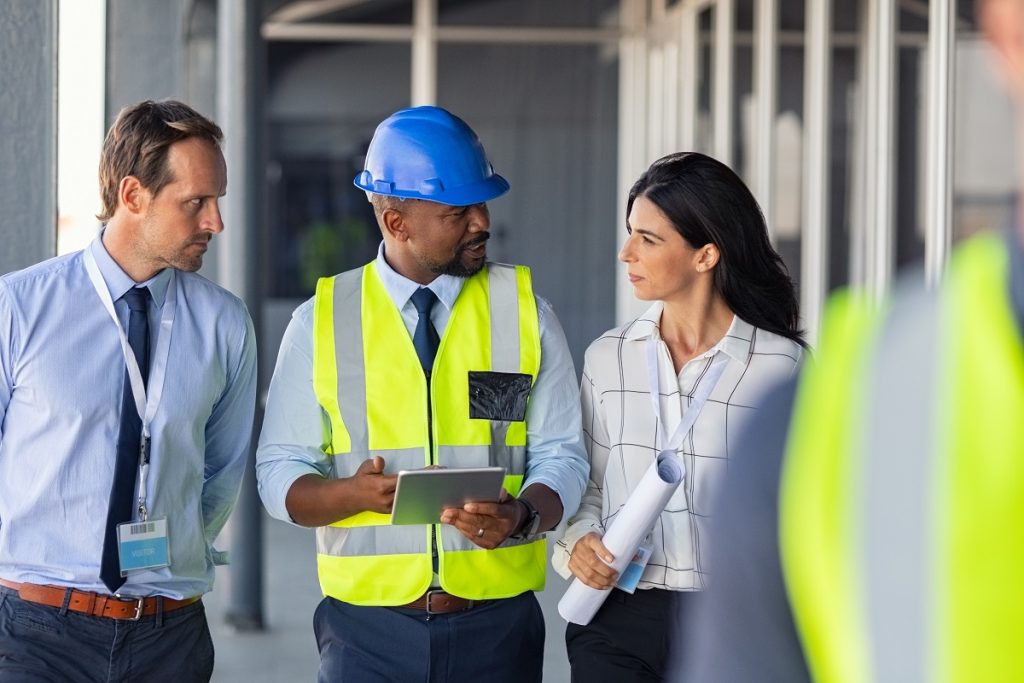construction experts talking